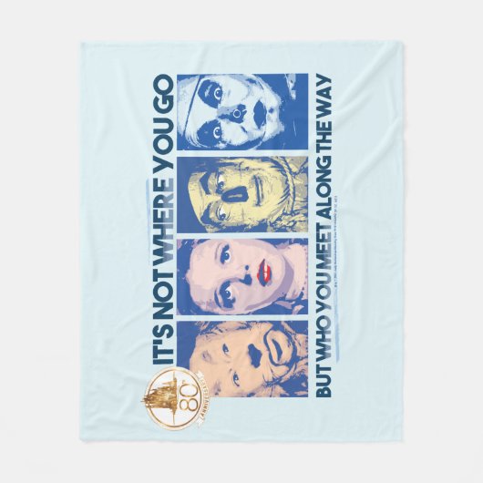 Der Assistent von OZ™ | Wer Sie unterwegs treffen Fleecedecke (Vorderseite)