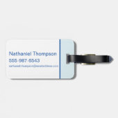 Der Assistent von OZ™ | Wer Sie unterwegs treffen Gepäckanhänger (Rückseite horizontal)