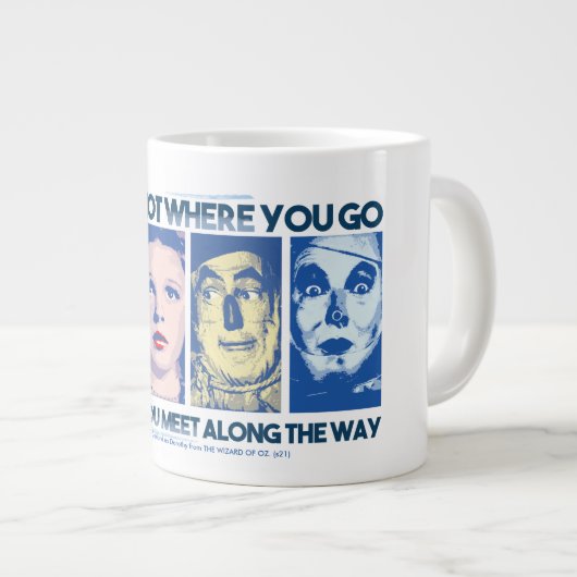 Der Assistent von OZ™ | Wer Sie unterwegs treffen Jumbo-Tasse (Vorderseite Rechts)