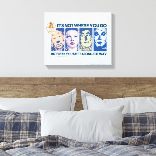 Der Assistent von OZ™ | Wer Sie unterwegs treffen Leinwanddruck (Insitu (Schlafzimmer))