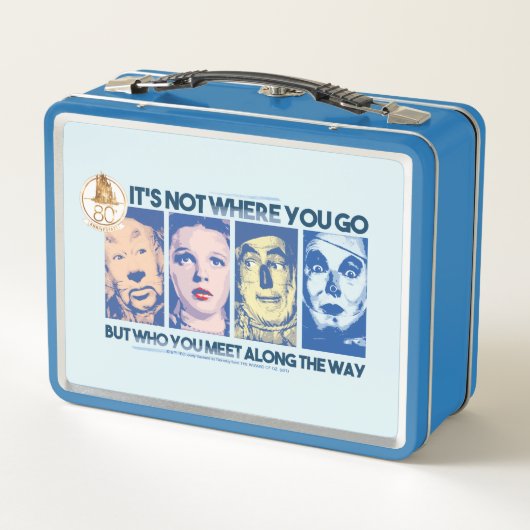 Der Assistent von OZ™ | Wer Sie unterwegs treffen Metall Brotdose (Rückseite)