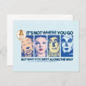 Der Assistent von OZ™ | Wer Sie unterwegs treffen Mitteilungskarte (Vorne/Hinten)