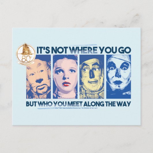 Der Assistent von OZ™ | Wer Sie unterwegs treffen Postkarte (Vorderseite)