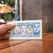 Der Assistent von OZ™ | Wer Sie unterwegs treffen Postkarte