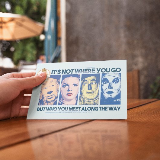 Der Assistent von OZ™ | Wer Sie unterwegs treffen Postkarte