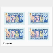 Der Assistent von OZ™ | Wer Sie unterwegs treffen Rechteckiger Aufkleber (Blatt)