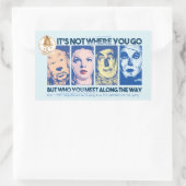 Der Assistent von OZ™ | Wer Sie unterwegs treffen Rechteckiger Aufkleber (Tasche)