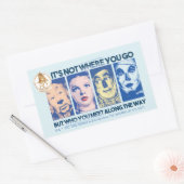 Der Assistent von OZ™ | Wer Sie unterwegs treffen Rechteckiger Aufkleber (Umschlag)