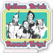 Der Assistent von OZ™ | Yellow Brick Road Trip! Aufkleber (Vorderseite)