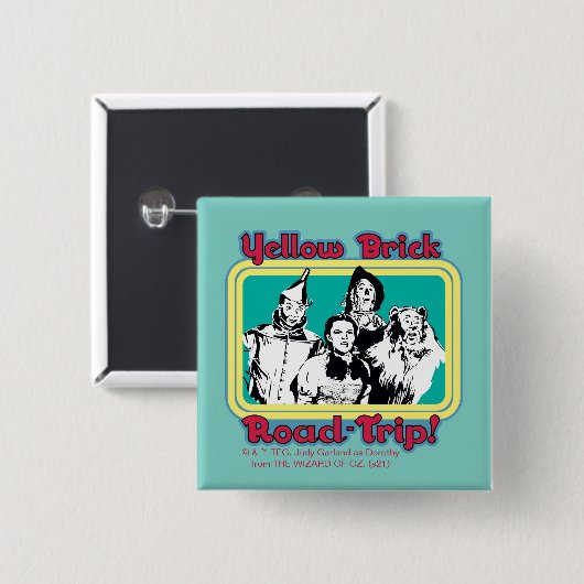 Der Assistent von OZ™ | Yellow Brick Road-Trip! Button (Vorne & Hinten)