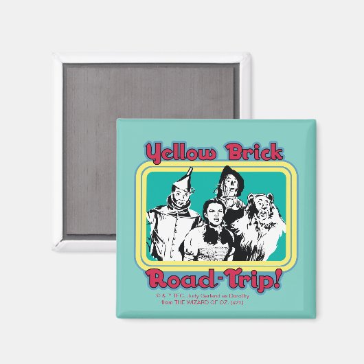 Der Assistent von OZ™ | Yellow Brick Road-Trip! Magnet (Vorderseite/Rückseite)