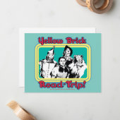 Der Assistent von OZ™ | Yellow Brick Road-Trip! Mitteilungskarte (Vorderseite/Rückseite Beispiel)