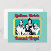 Der Assistent von OZ™ | Yellow Brick Road-Trip! Mitteilungskarte (Vorne/Hinten)
