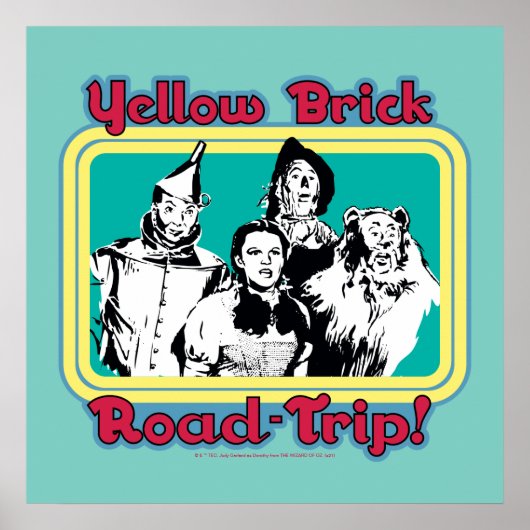 Der Assistent von OZ™ | Yellow Brick Road-Trip! Poster (Vorne)