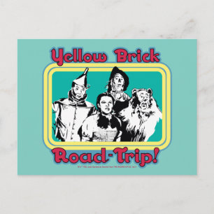Der Assistent von OZ™   Yellow Brick Road-Trip! Postkarte