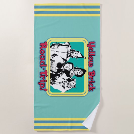 Der Assistent von OZ™ | Yellow Brick Road-Trip! Strandtuch (Vorderseite)