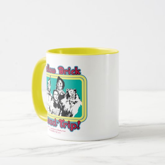 Der Assistent von OZ™ | Yellow Brick Road Trip! Tasse (Vorderseite Links)