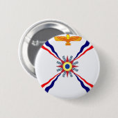 Der Assyrian Chaldean Syriac Speicher Button (Vorne & Hinten)