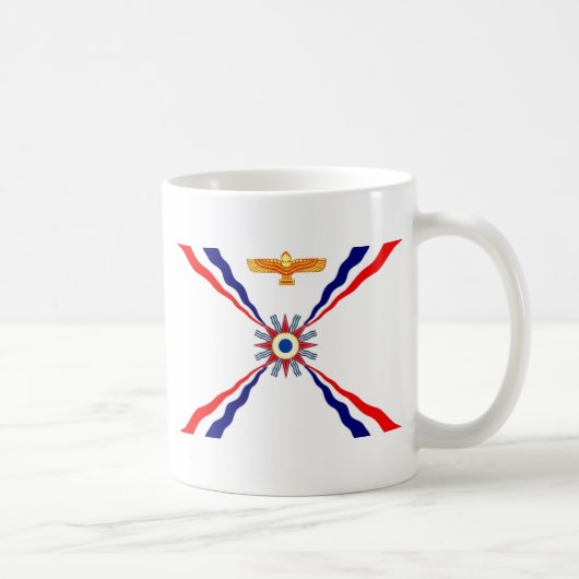 Der Assyrian Chaldean Syriac Speicher Kaffeetasse (Rechts)