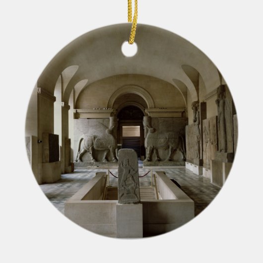 Der Assyrian Raum an der Jalousie in Paris (Foto) Keramikornament (Vorne)