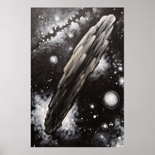 Der Asteroid Oumuamua Poster