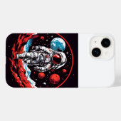 der Astronaut Case-Mate iPhone Hülle (Rückseite (Horizontal))