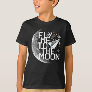 Der Astronaut fliegt zum Mond T-Shirt