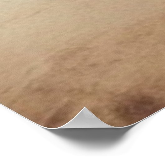 Der Astronaut liest die Zeitung Poster (Ecke)