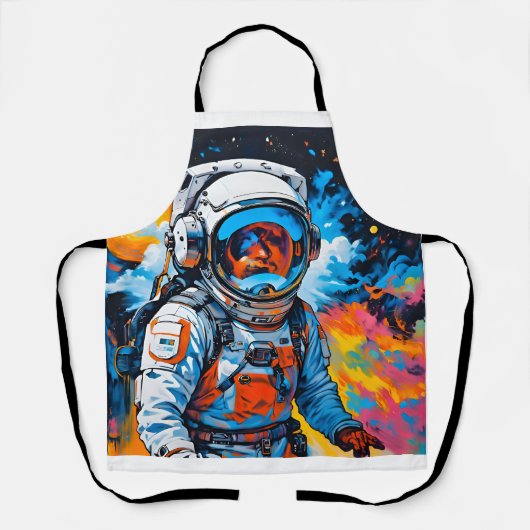 der Astronaut Schürze (Vorderseite)