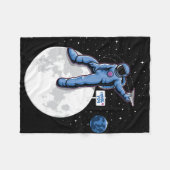 Der Astronaut Vermisst Fleecedecke (Vorderseite (Horizontal))
