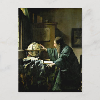 Der Astronom, 1668 Postkarte