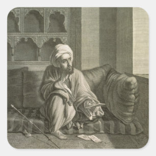 Der Astronom aus Band II Kostümen und Portra Quadratischer Aufkleber