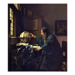 Der Astronom durch Johannes Vermeer Fotodruck