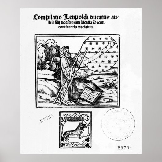 Der Astronom Poster (Vorne)