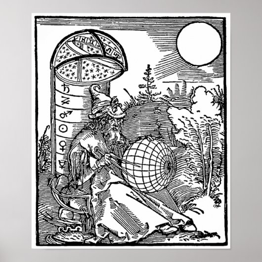 Der Astronom Poster (Vorne)