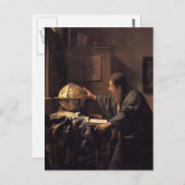 Der Astronom Postkarte (Vorne/Hinten)