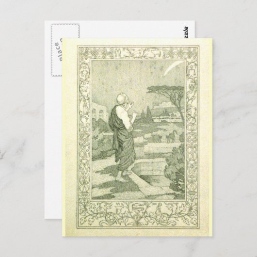 Der Astronom Postkarte (Vorne/Hinten)