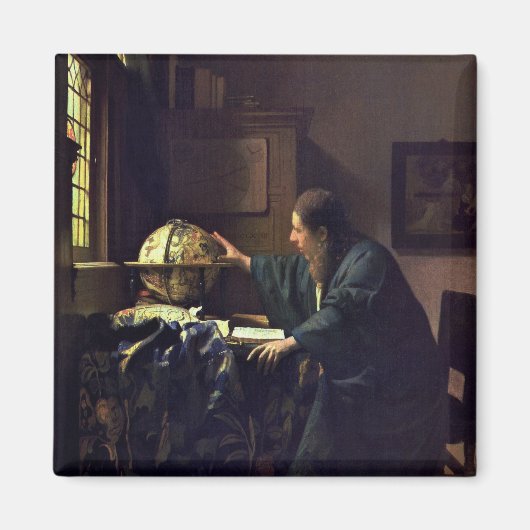 Der Astronom von Johannes Vermeer Magnet (Vorne)