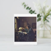 Der Astronom von Johannes Vermeer Postkarte (Stehend Vorderseite)