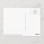 Der Astronom von Johannes Vermeer Postkarte (Rückseite)