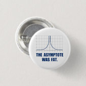 Der Asymptote war fett Button (Vorne & Hinten)