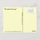 Der Atem der Tänzerpostkarte Postkarte (Rückseite)