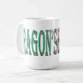 Der Atem des Drachen Kaffeetasse (Vorderseite Links)