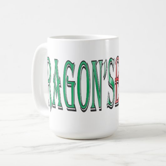 Der Atem des Drachen Kaffeetasse (Vorderseite Links)