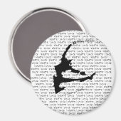 Der Atem einer Tänzerin Magnet (Vorderseite/Rückseite)