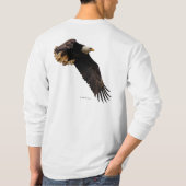 Der atemberaubende Bald-Adler geht zum Himmel T-Shirt (Rückseite)