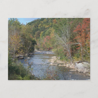 Der atemberaubende Fluss West Virginia Postkarte