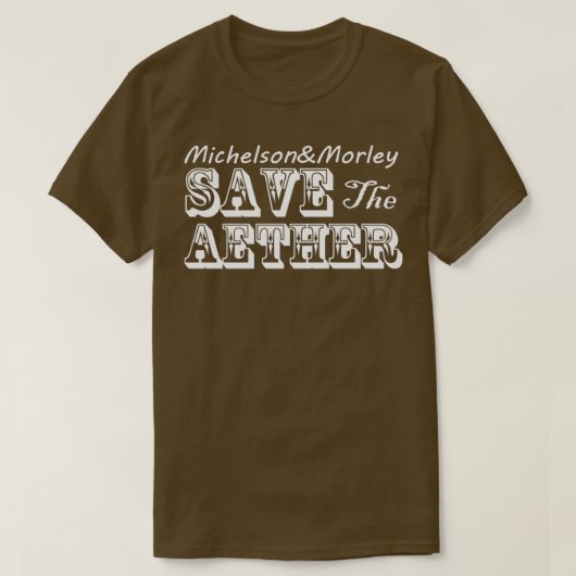 Der Äther gerettet T-Shirt (Design vorne)