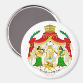 Der äthiopische Kaiserliche Wappen Magnet (Vorderseite/Rückseite)