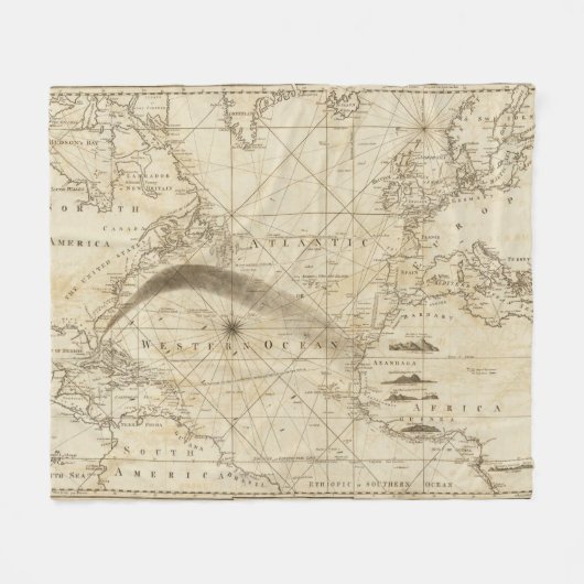 Der Atlantik Fleecedecke (Vorderseite (Horizontal))
